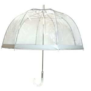 London Fog Dome Shape Clear Bubble Umbrella NWT